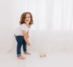 Bubble Wooden Rabbit Pull Along Toy