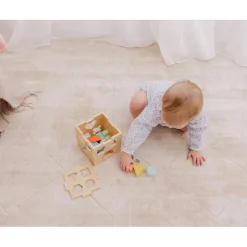 Bubble Wooden Shape Sorting Cube