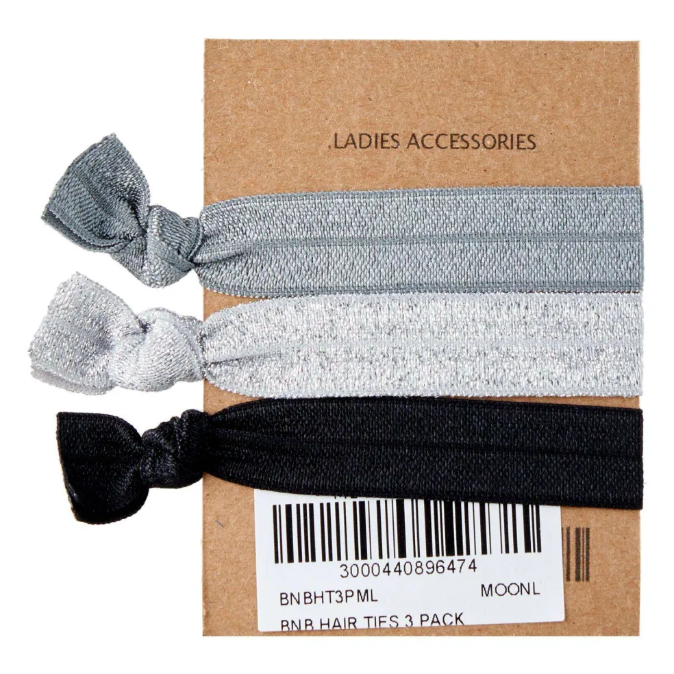 Bubs 'n' Buttons Hair Ties - 3pcs Pack