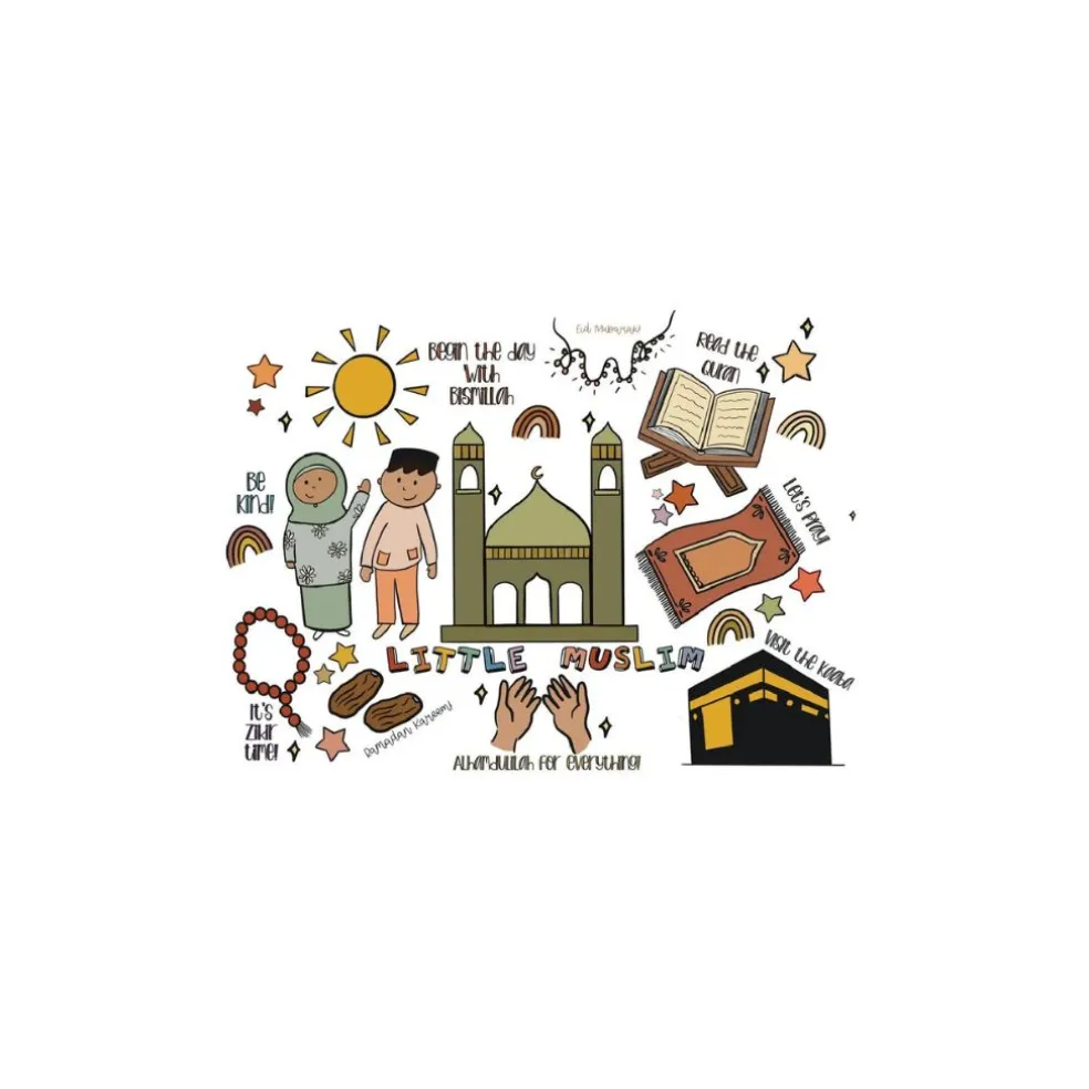 Busymat Large Placemat - Little Muslim