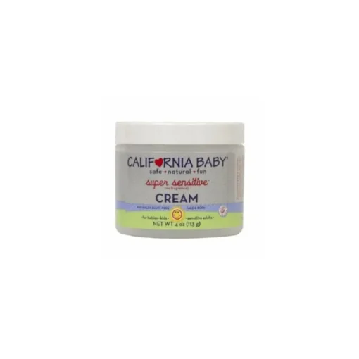 California Baby Super Sensitive Moisturizing Cream 4 Oz