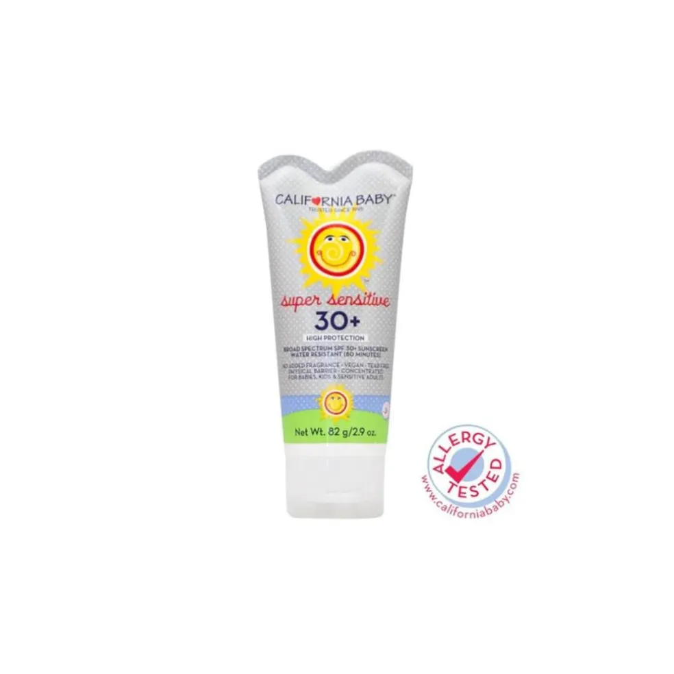 California Baby Super Sensitive™ (No Fragrance) Broad Spectrum SPF 30+ Sunscreen 2.9oz
