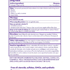 California Baby Therapeutic Relief Eczema Cream 4oz