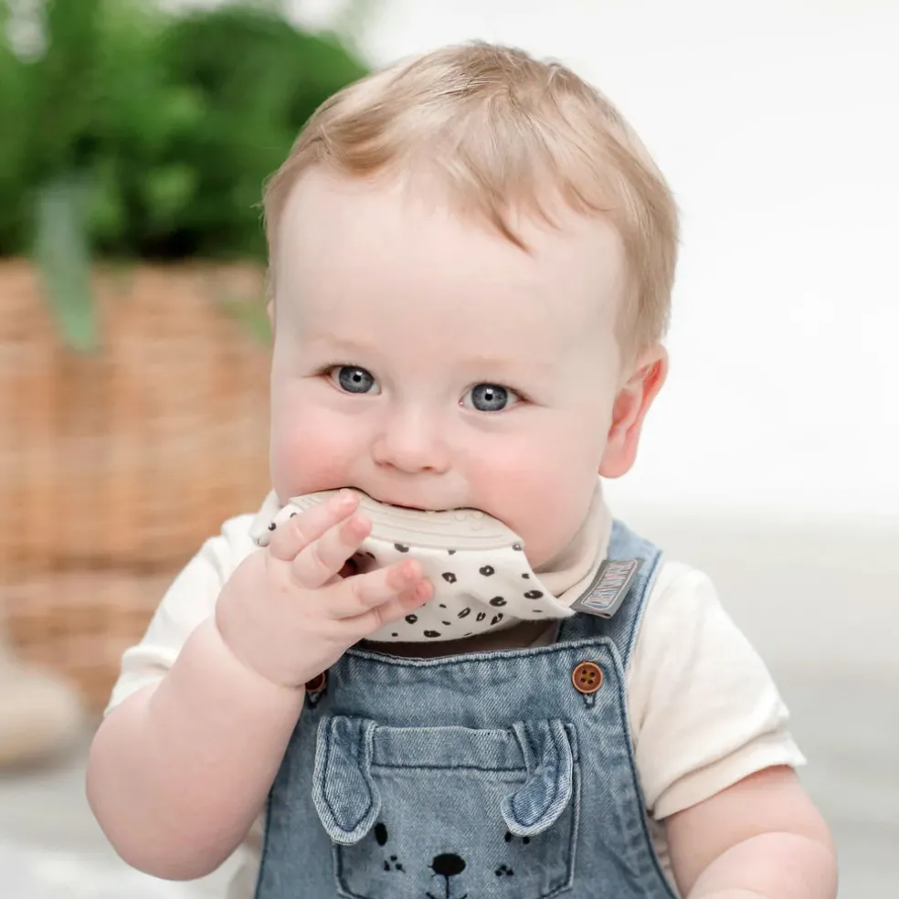 Cheeky Chompers Leopard Spot Neckerchew - Teething Dribble Bib