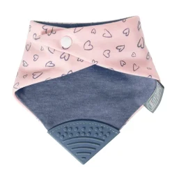 Cheeky Chompers Made With Love Neckerchew - Teething Dribble Bib