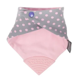 Cheeky Chompers Neckerchew (Polka Dot Pink)