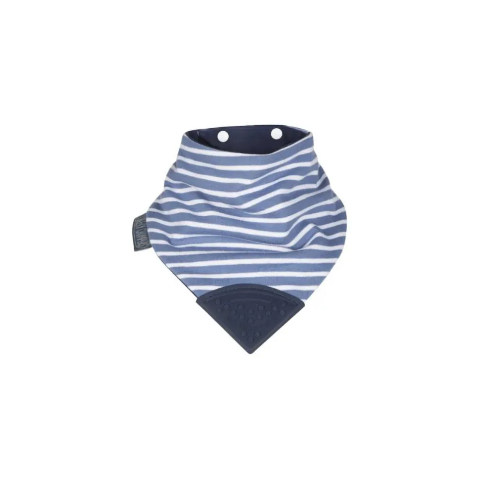 Cheeky Chompers Preppy Stripes Neckerchew - Teething Dribble Bib