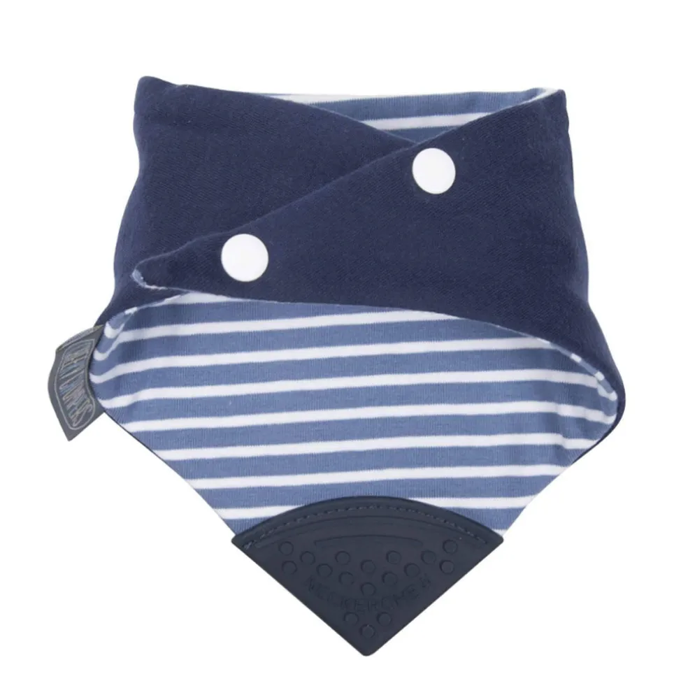 Cheeky Chompers Preppy Stripes Neckerchew - Teething Dribble Bib