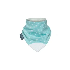 Cheeky Chompers Sage Stars Neckerchew - Teething Dribble Bib