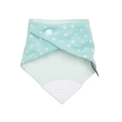 Cheeky Chompers Sage Stars Neckerchew - Teething Dribble Bib