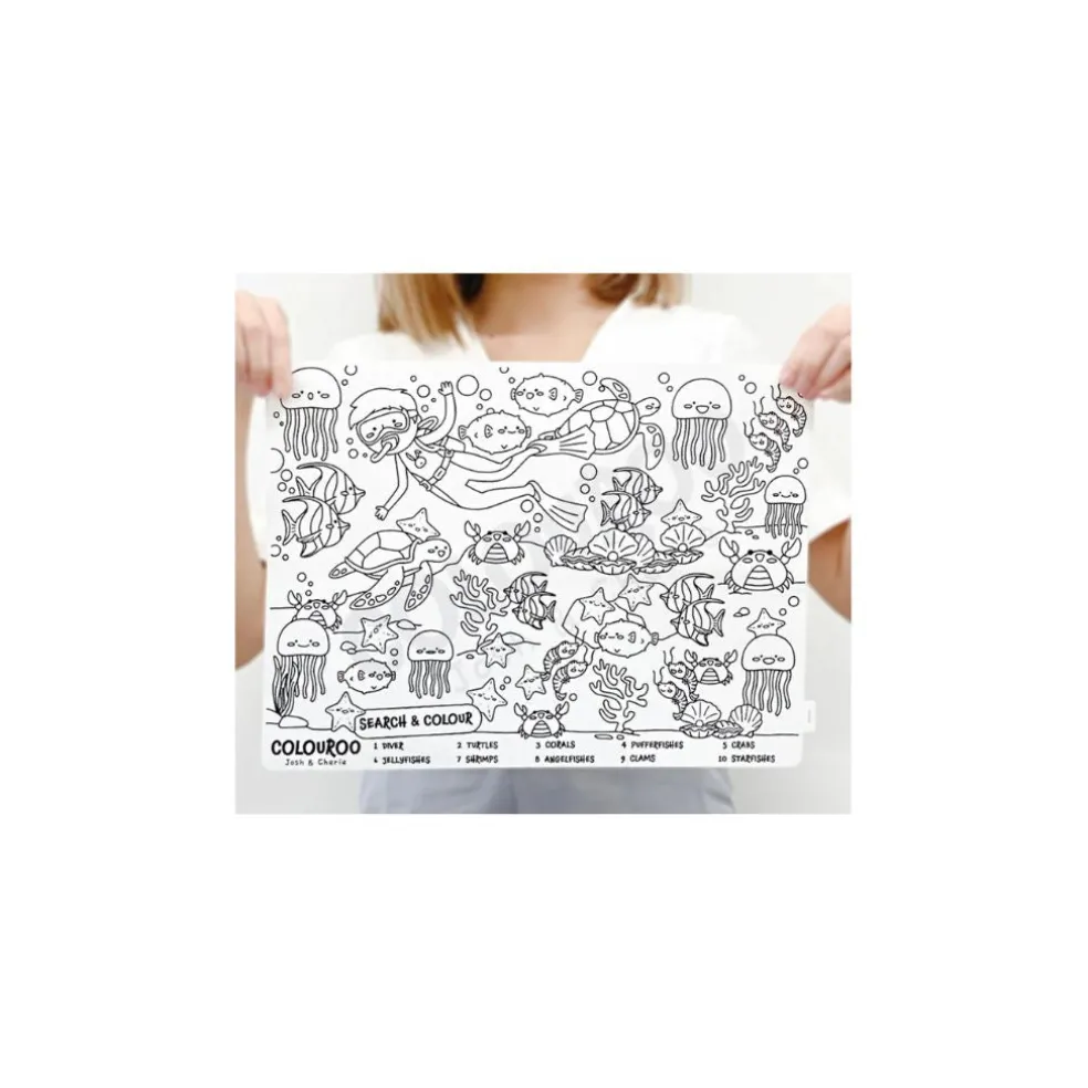 Colouroo Under The Sea: Search & Colour Mat