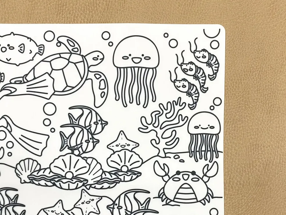 Colouroo Under The Sea: Search & Colour Mat