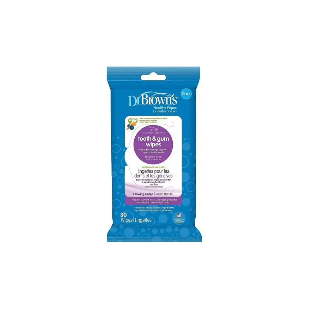 Dr Brown's Tooth and Gum Wipes