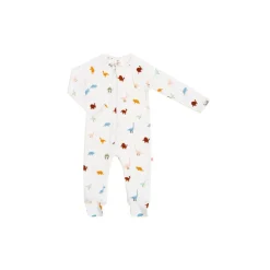 Elly Raglan Sleepsuit - Dino