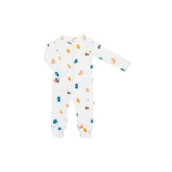 Elly Raglan Sleepsuit - Puppies