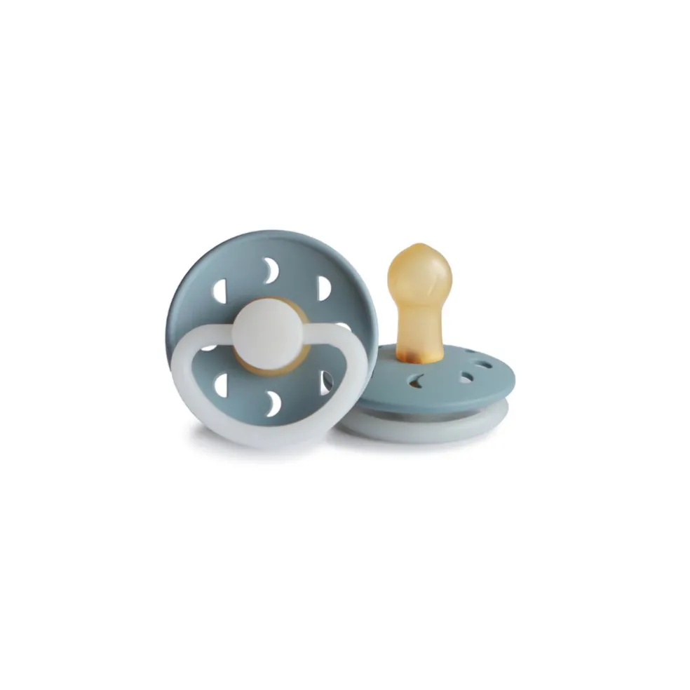 Frigg Latex Moon Phase Pacifier (Stone Blue)