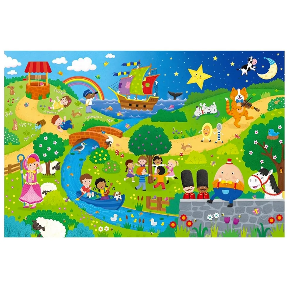 Galt Giant Floor Puzzle - Nursery Rhymes