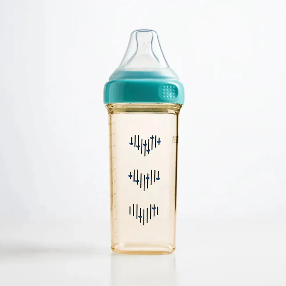 Hegen PCTO™ Feeding Bottle PPSU Egg Blue with Fast Flow Teat