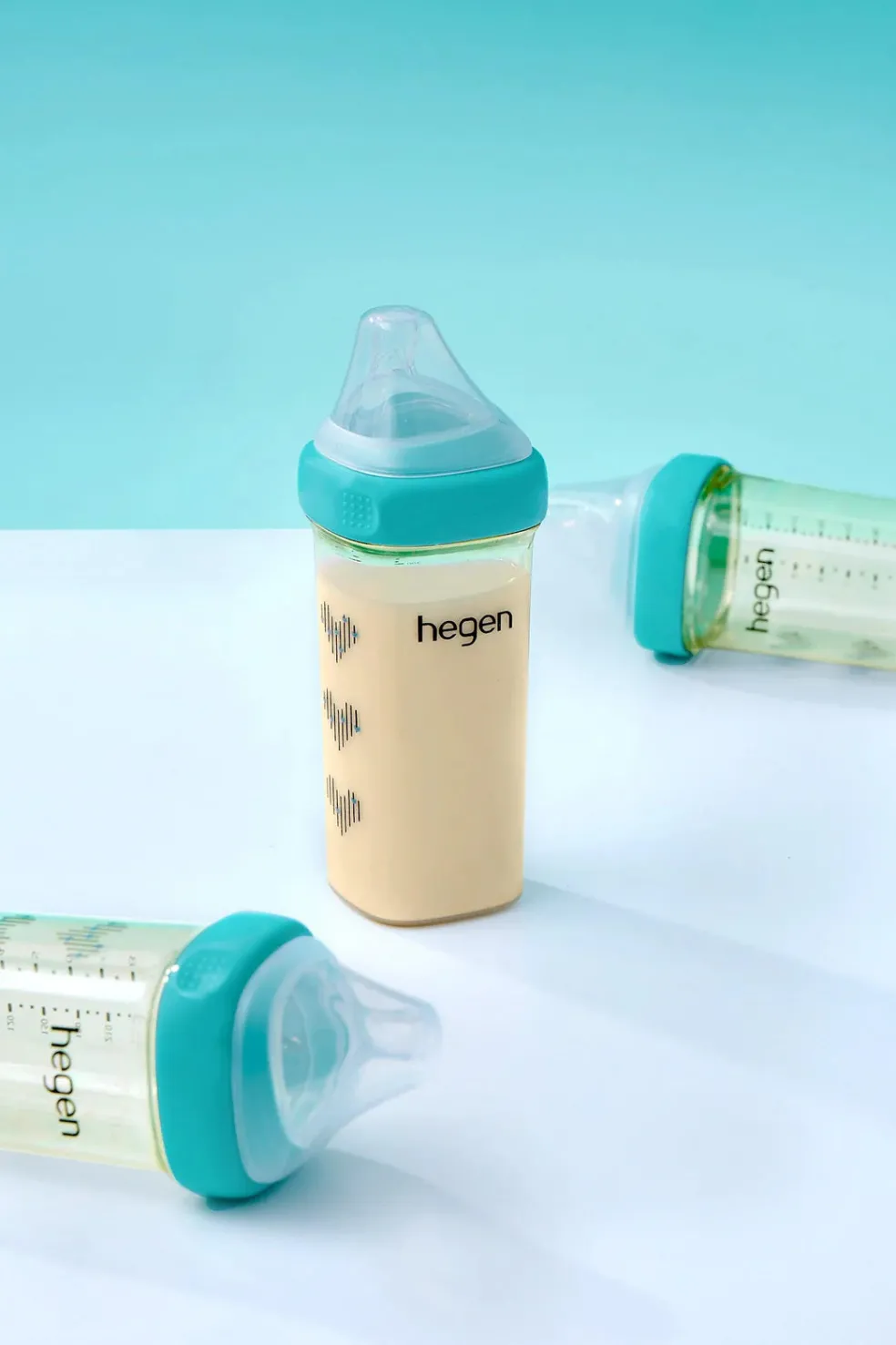 Hegen PCTO™ Feeding Bottle PPSU Egg Blue with Fast Flow Teat