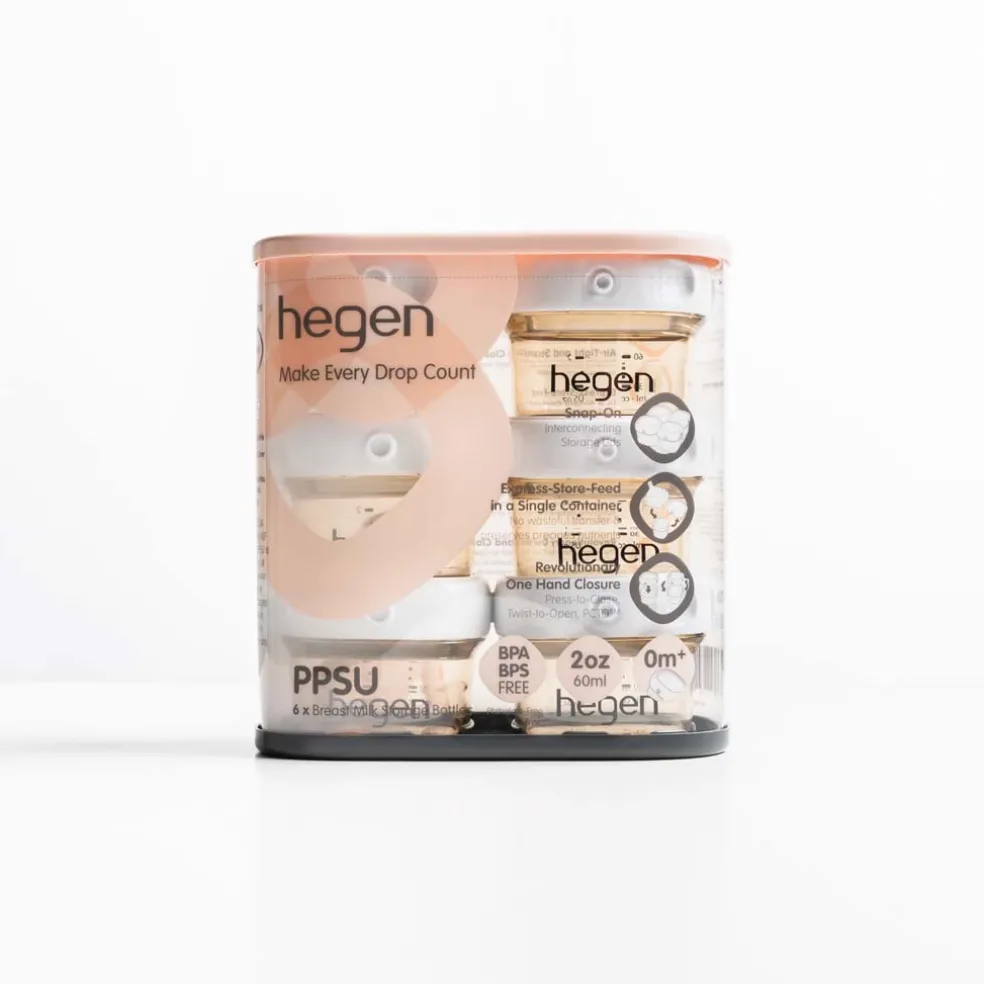 Hegen PCTO™ 60ml/2oz Breast Milk Storage PPSU - 6 Pack