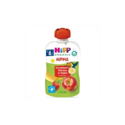 HiPP Organic Puree Strawberry Banana in Apple 100g