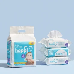 Hoppi Baby Wet Wipes [Bundle of 3] (3x80 wipes)