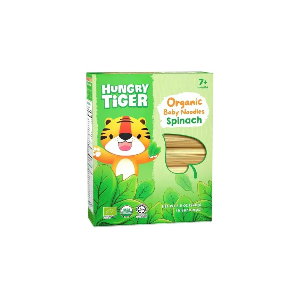 Hungry Tiger Organic Baby Noodles - Spinach