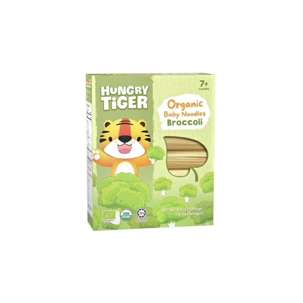 Hungry Tiger Organic Baby Noodles - Broccoli