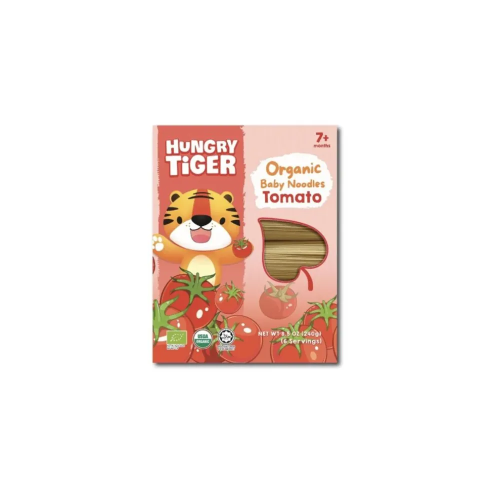 Hungry Tiger Organic Baby Noodles - Tomato