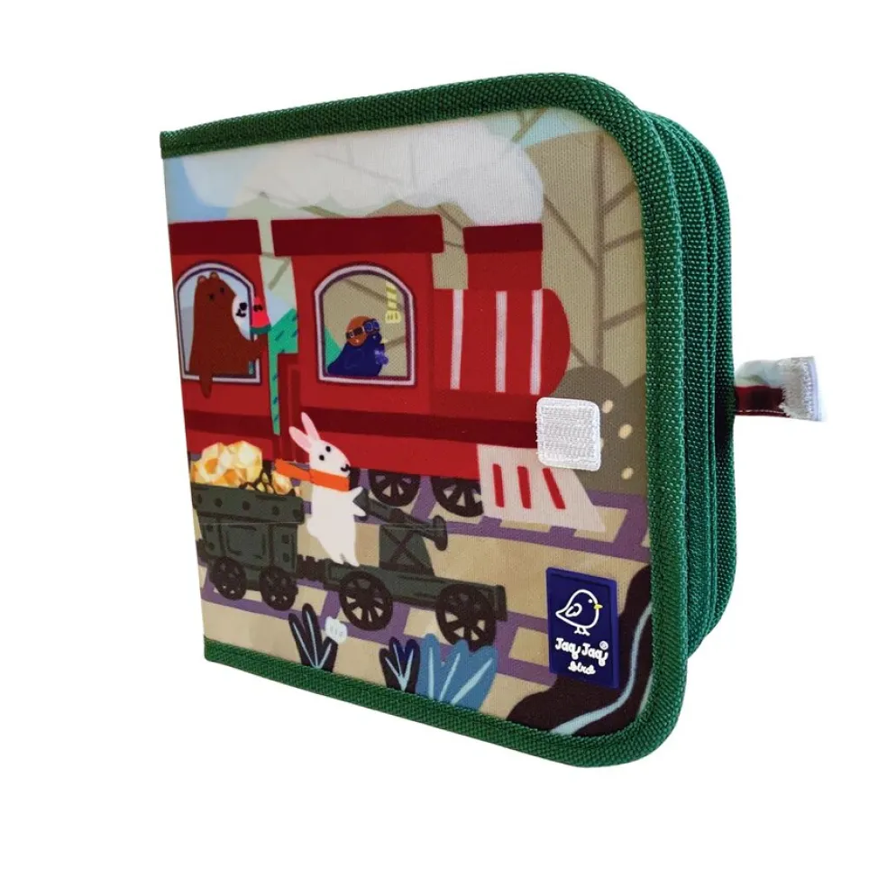 Jaq Jaq & Friends Doodle It & Go Erasable Book Trains