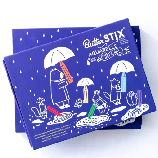 Jaq Jaq Bird ButterStix Aquarelle in Assorted Colors 8PK