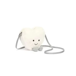Jellycat Amuseables Cream Heart Bag