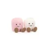 Jellycat Amuseables Pink And White Marshmallows