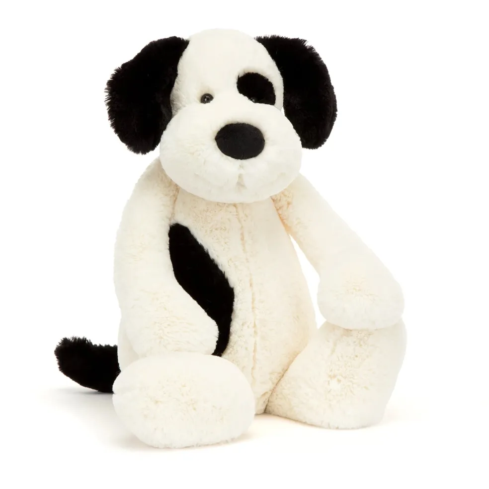 Jellycat Bashful Black & Cream Puppy Giant