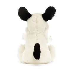 Jellycat Bashful Black & Cream Puppy Soother