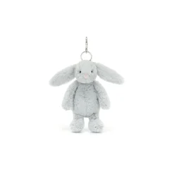 Jellycat Bashful Silver Bunny Bag Charm
