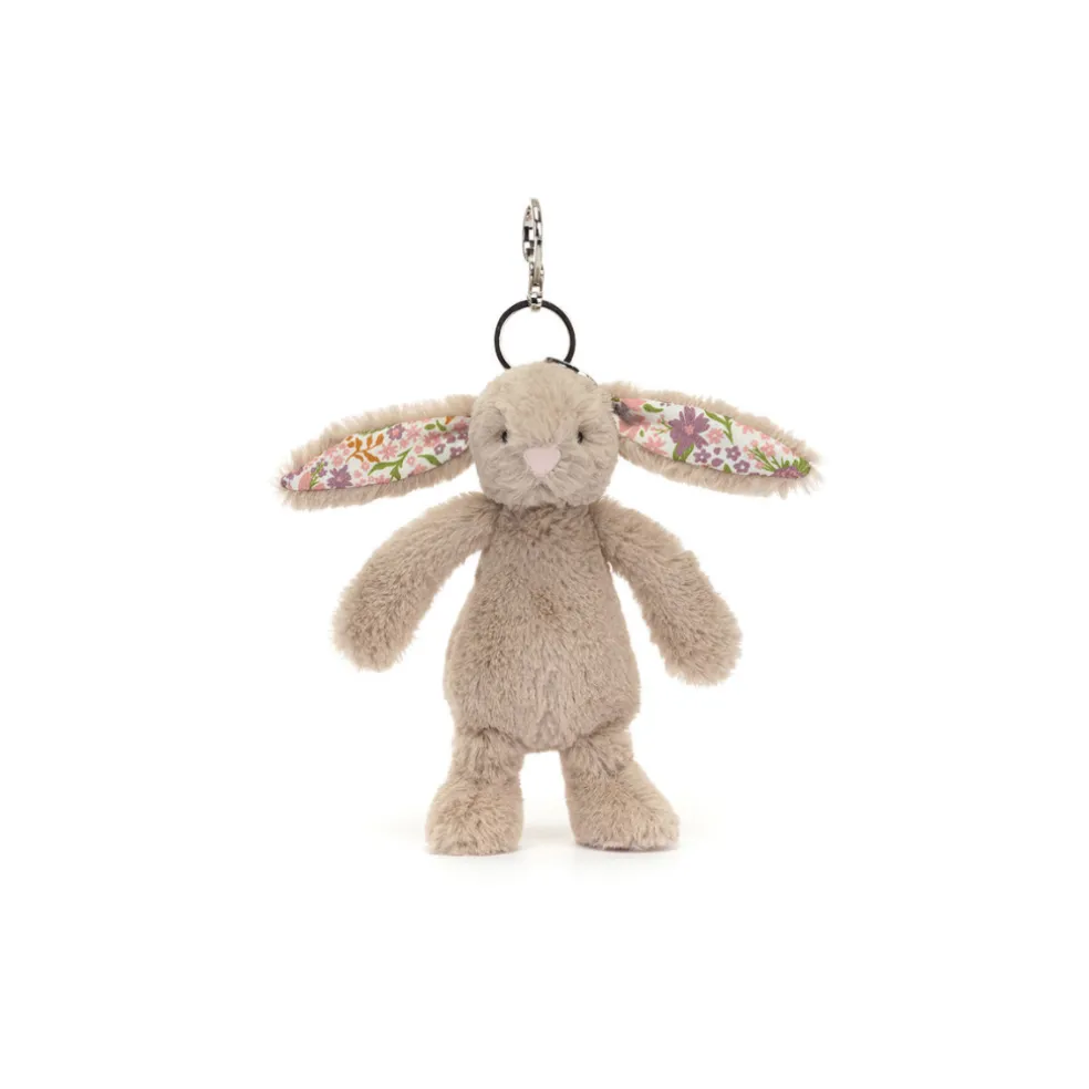 Jellycat Blossom Beige Bunny 'Petal' Bag Charm