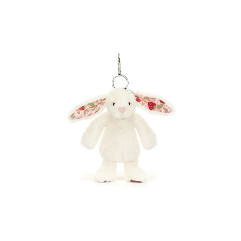 Jellycat Blossom Cream Bunny 'Berry' Bag Charm