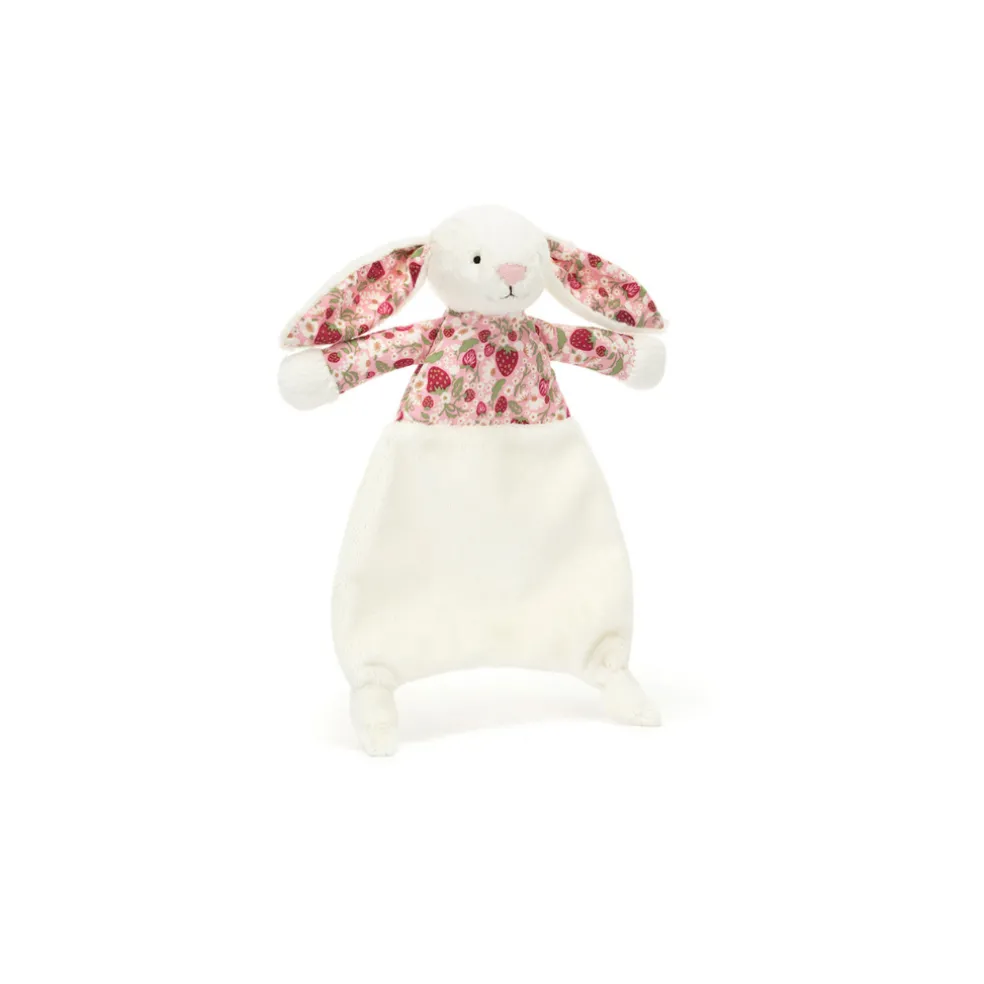 Jellycat Blossom Cream Bunny 'Berry' Comforter