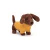 Jellycat Sweater Sausage Dog Yellow