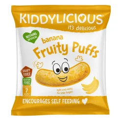 Kiddylicious Fruity Puffs Banana (multipack)