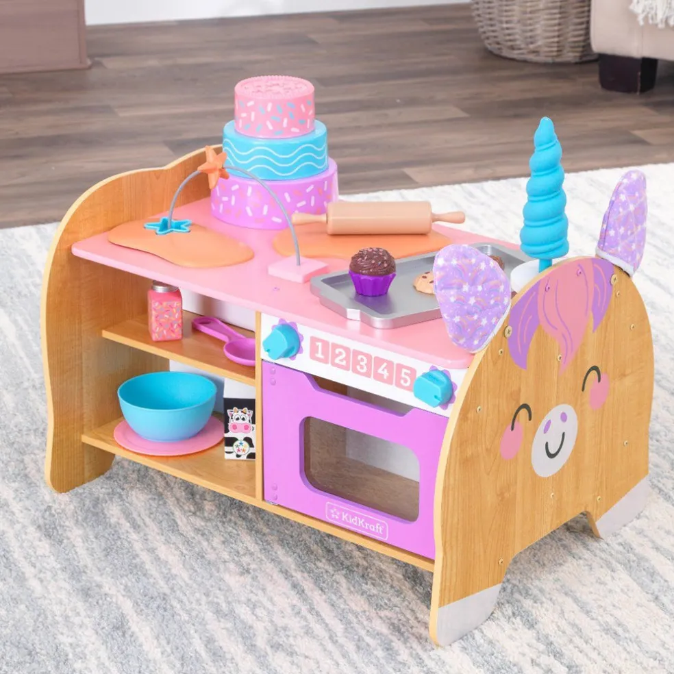 KidKraft Foody Friends: Baking Fun Unicorn Activity Center