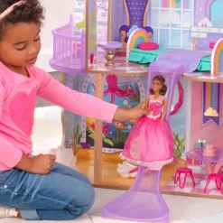 Kidkraft Rainbow Dreamers Unicorn Mermaid Dollhouse