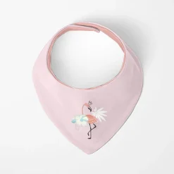 Kushies Bandana Bib 2 Pack - Flamingo