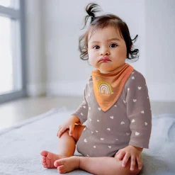 Kushies Bandana Bib 2 Pack - Rainbow