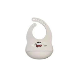 Kushies Silicatch Silicone Bib - Spot Sand