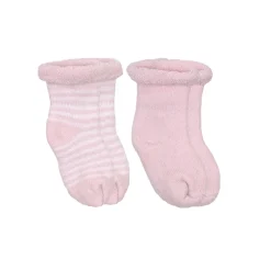 Kushies Terry Newborn Socks - 2 Pack
