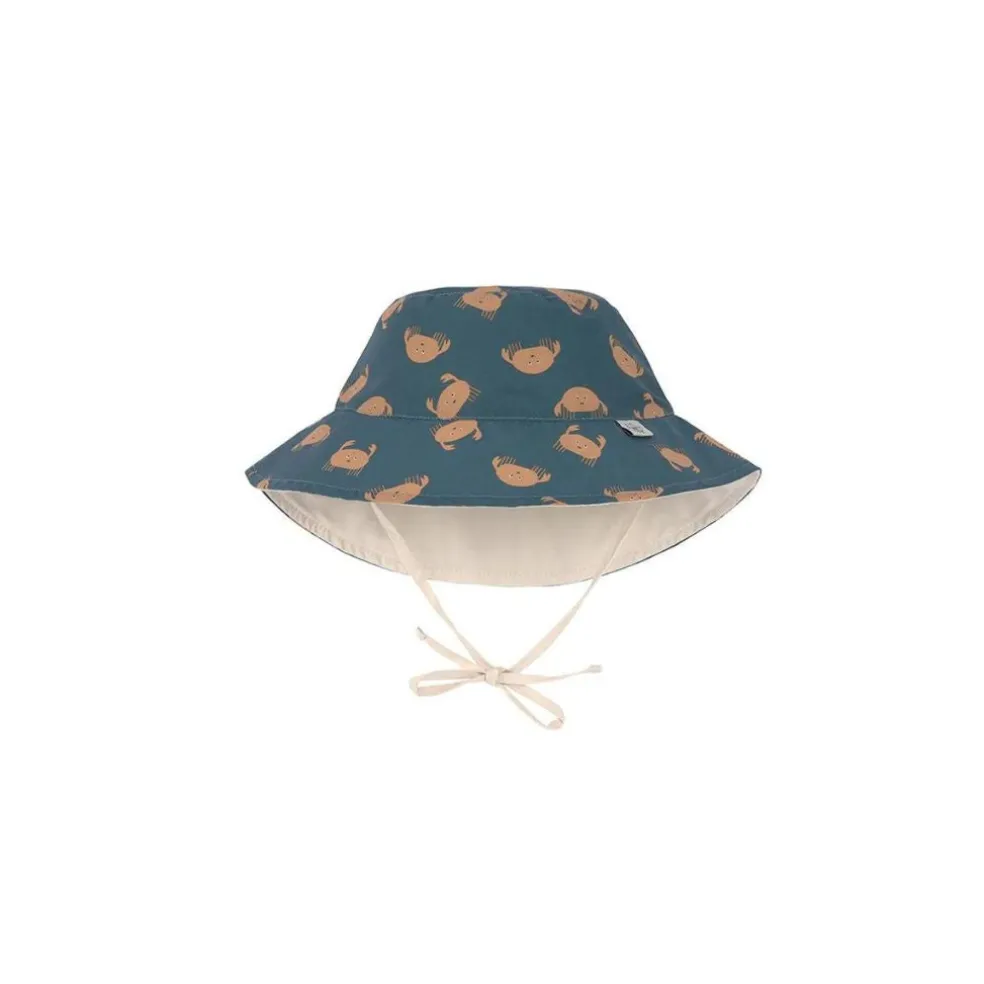 Lassig Sun Protection Bucket Hat, Crabs Blue