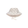 Lassig UV Protection Bucket Sun Hat - Strokes, White Grey