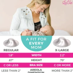 LaVie Silver Nursing Cups (XL)